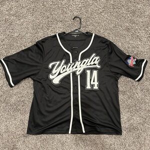 YoungLA Black and White Sports Jersey